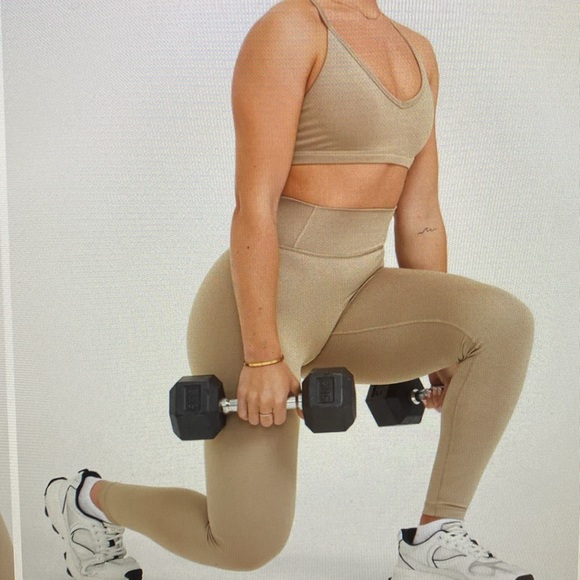 Oner Active Timeless High Wasted Leggings- Sand - Picture 3 of 7